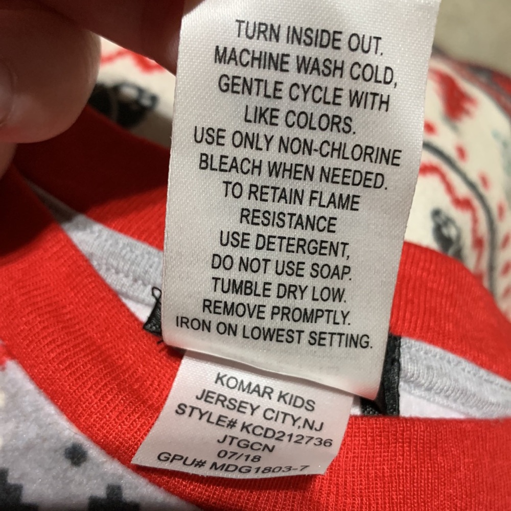 Cuddl Duds Christmas Pajama Top Bears Tree Print Family Matching - Picture 3 of 6